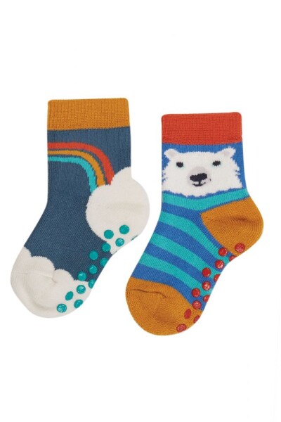 Stoppersocken 2er Pack Eisbär