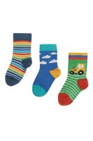 Socken 3er Pack Traktor