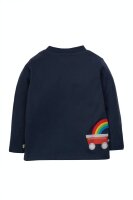 Shirt lang Zug indigo