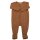 Basic Overall mit Umschlagbund Wolle caramel