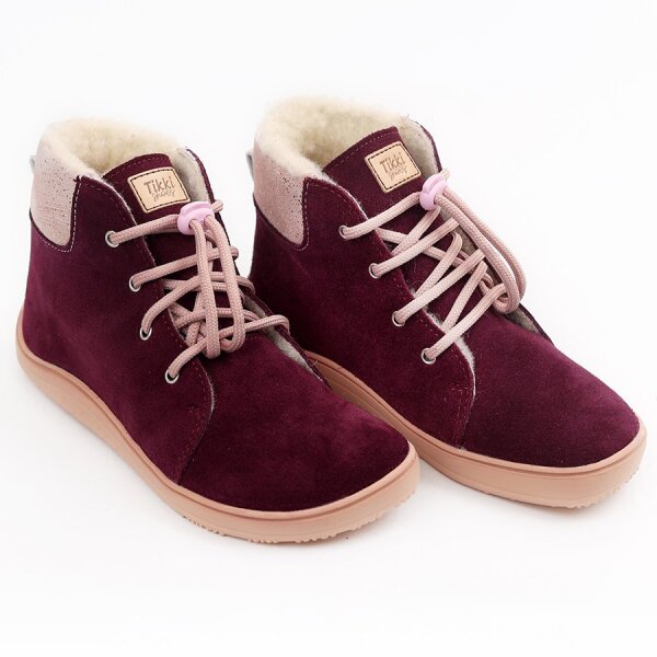 Winterboots Beetle Wool Amaranth