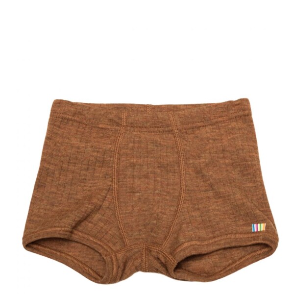 Basic Boxershorts Wolle caramel