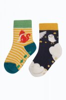 Stoppersocken 2er Pack Eulen