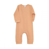 Einteiler o. Fu&szlig; Bio Merino Farbenspiel ocker