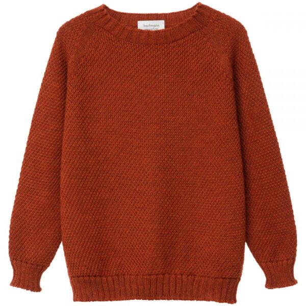 Ada Perlstrick Pullover Merino fuchs
