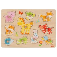 Steckpuzzle Tierkinder 10-Teile
