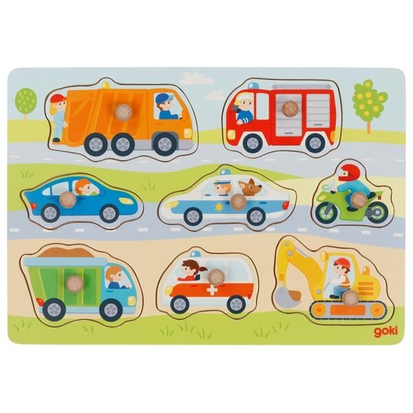 Steckpuzzle Fahrzeuge 8-Teile