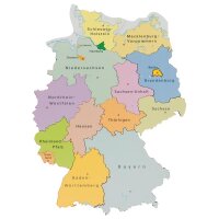 Schichtenpuzzle Deutschland