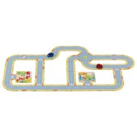 Spielstraße mit 2 Fahrzeugen