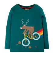 Adventure Shirt lang Fahrrad Elch