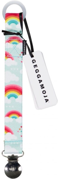 Schnullerkette Ring Regenbogen