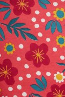 Wendehose Cord Blumen/gold-gelb