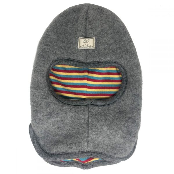 Switch Wendemütze Fleece grau