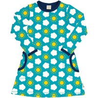 Kleid lang classic Sky