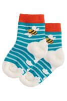 Stoppersocken 2er Pack Rainbow Daisy
