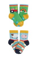 Stoppersocken 2er Pack Rainbow Farm