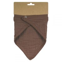 Dreieckstuch Musselin brown