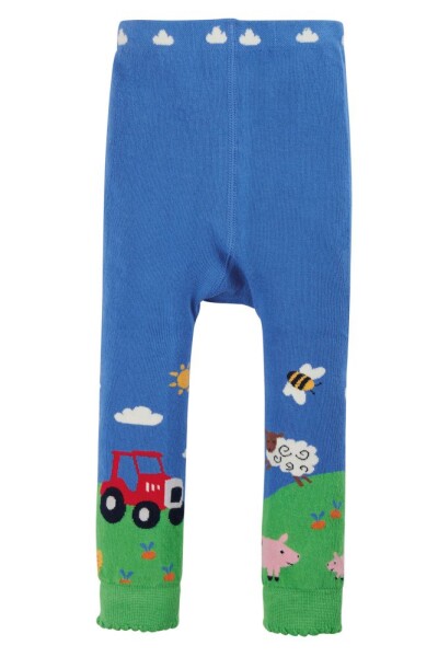 Strickleggings Farm Yard cobalt