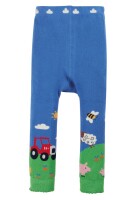Strickleggings Farm Yard cobalt