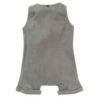 Strampler kurz Musselin khaki