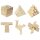 Knobelspiele und -puzzle natur sortiert