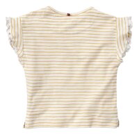 T-shirt Katzen Ringel gelb