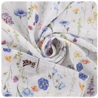 Pucktuch Bambus Sommerwiese 120x120