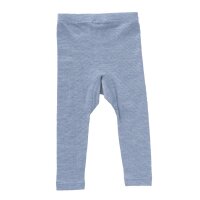 Leggings Wolle/Seide hellblau