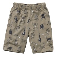 Pyjama kurz Affen wei&szlig;