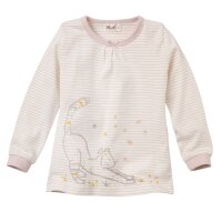 Pyjama Katze rosa geringelt