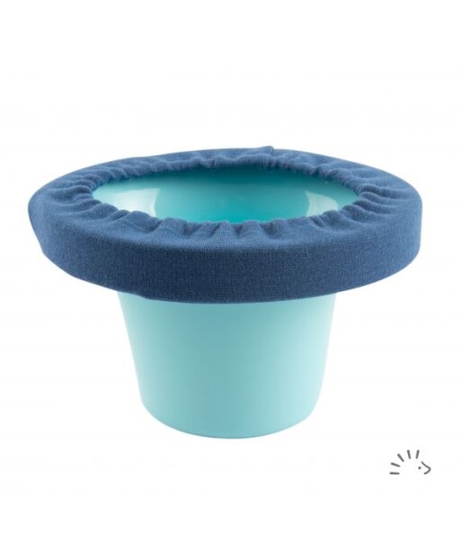 Potty Cover Wollwalk mittelblau