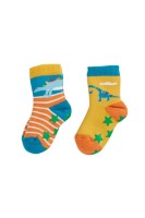 Stoppersocken 2er Pack Dinos