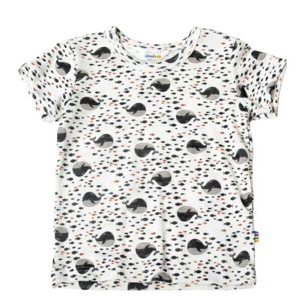 T-shirt Wolle/Seide Wale