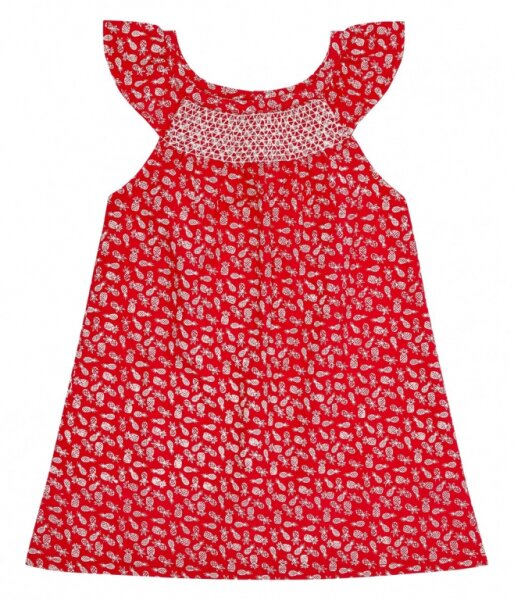 Nina Sommerkleid Ananas rot