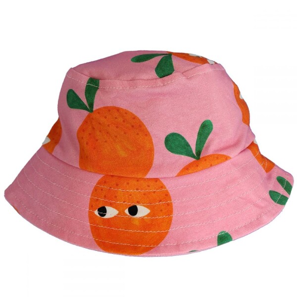Fischerhut Orangen pink