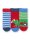 Socken 3er Pack Dino grün