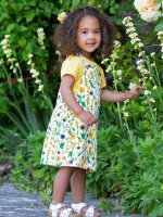 Latzkleid Bl&uuml;ten wei&szlig;