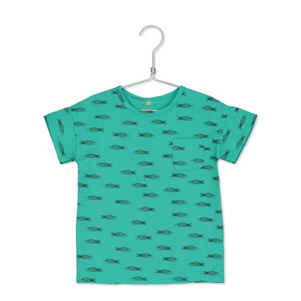 T-Shirt Fische turquoise