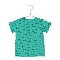 T-Shirt Fische turquoise