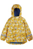 Regenjacke Pfoten gelb