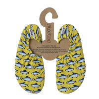 Schl&auml;ppchen/Badeschuhe Fische gelb