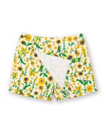 Skort Bl&uuml;ten wei&szlig;