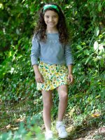 Skort Bl&uuml;ten wei&szlig;