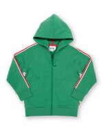 Zipperjacke Side Stripe gr&uuml;n