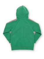 Zipperjacke Side Stripe gr&uuml;n