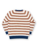 Strickpullover Streifen braun
