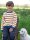 Strickpullover Streifen braun