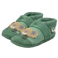 Lederpuschen rutschfest Koala distel