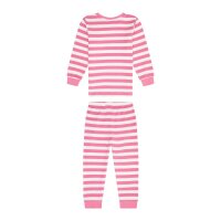 Long John Pyjama Kakadu Streifen pink