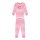 Long John Pyjama Kakadu Streifen pink